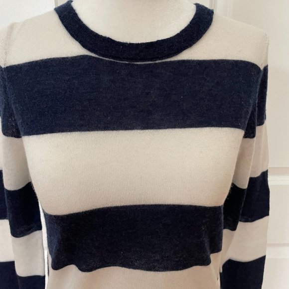 Source Striped Cashmere Frayed Sweater from Zadig & Voltaire - Picture 1 of 9